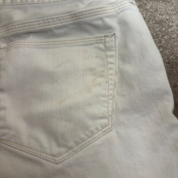 Madewell Relaxed Denim Shorts in Tile White Women's Size 26 #150 - Picture 6 of 7